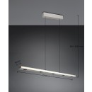 Trio T353010107 LED závěsné stropní svítidlo GRAHAM | 4,5W integrovaný LED zdroj