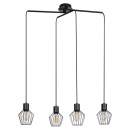 Rabalux 3540 závěsné stropní svítidlo Belano 4x40W | E27 - černá