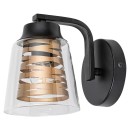 Rabalux 3542 nástěnné svítidlo Zenaida 1x60W | E27 - černá, zlatá