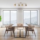 Rabalux 3550 přisazené stropní bodové svítidlo Fedora 4x40W | E14- světle hnědá, zlatá