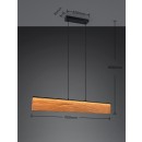 Trio 355510130 LED závěsné stropní svítidlo KALEA | 39W integrovaný LED zdroj | 4800lm | 3000K | stmívač