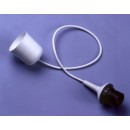 Trio 3590010-01 kabel s objímkou pro stínídla Paper 1x60W | E27 | IP20 - bílá