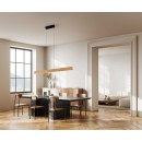 Trio 359719130 LED závěsné stropní svítidlo EDGEWOOD | 35W integrovaný LED zdroj | 4150lm | 2700-6000K | stmívač | na lanku | dálkové ovládání