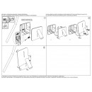 Ideal Lux 250120 LED zápustná  nástěnná lampička s vypínačem Lite 1x3W | 3000K - mosaz