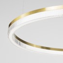Ideal lux 364964 LED závěsné stropní svítidlo CROWN  | 21W integrovaný LED zdroj | 1380lm | 3000K | stahovací | na lanku | bronz