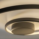 Ideal lux 365053 LED přisazené stropní svítidlo OZ  | 52W integrovaný LED zdroj | 2560lm | 3000K | černá