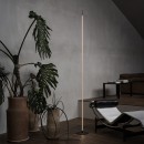 Ideal lux 368658 LED stojací lampa BLADE  | 15W integrovaný LED zdroj | 1220lm | 3000K | s vypínačem | černá