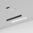 Ideal lux 368795 LED závěsné stropní svítidlo STEEL  | 24W integrovaný LED zdroj | 1120lm | 3000K | stahovací | na lanku | bílá
