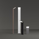 Ideal lux 369648 LED zahradní sloupek STYLE  | 9W integrovaný LED zdroj | 720lm | 3000K | šedá