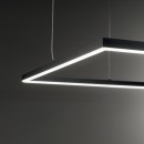Ideal lux 370484 LED závěsné stropní svítidlo ORACLE  | 44W integrovaný LED zdroj | 2180lm | 3000K | stahovací | na lanku | bronz