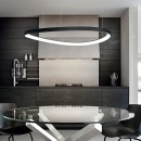 Ideal lux 372198 LED závěsné stropní svítidlo GEMINI  | 56W integrovaný LED zdroj | 3620lm | 4000K | stahovací | na lanku | černá