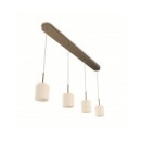 LED závěsné svítidlo - lustr Philips ORTEGA 4x4,5W  - bronz
