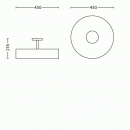 přisazené stropní svítidlo Philips InStyle Flora 3x42W E14 - černá