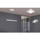 Trio 375510431 LED závěsné stropní svítidlo Belfast 1x44W | 4600lm | 4000K | IP20 - 3 fázové stmívání, horní/dolní osvětlení, nepřímé světlo, bílá