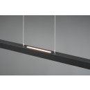 Trio 375510432 LED závěsné stropní svítidlo Belfast 1x44W | 4400lm | 3000K | IP20 - 3 fázové stmívání, horní/dolní osvětlení, nepřímé světlo, černá