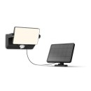 Philips 8721103105653 LED solární venkovní nástěnné svítidlo Fyns  | 8W integrovaný LED zdroj | 1000lm | 3000K | černá