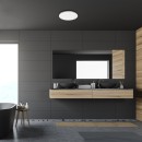 Rabalux 3874 LED koupelnové stropní svítidlo Toma 1x20W | 1400lm | 4000K | IP44 - chrom, bílá