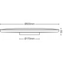 Philips 8719514432086 LED stropní svítidlo Ozziet 1x36W | 3900lm | 2700K - stmívatelné - SceneSwitch, černá