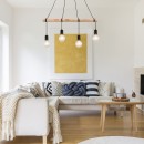 Rabalux 3980 závěsné stropní svítidlo Pablo 4x40W | E27 - černá, dřevo