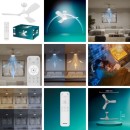 Philips 8721103096005 LED ventilátor s osvětlením Olas | 30W integrovaný LED zdroj | 2650lm | 3000-6500K | stmívač | dálkové ovládání | bílá