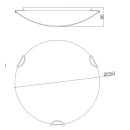 Globo 40402-1 přisazené stropní svítidlo Calimero I 1x60W | E27