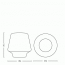 Philips Hue 40801/30/P7 stolní lampička Wellness 1x9,5W|2200-6500K|E27 - White Ambiance