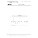 Lucide L104150399 závěsné stropní svítidlo TANSELLE  E27