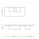 LED nástěnné svítidlo Philips Matrix 1x4,5W - čirá