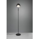 Trio 413300132 stojací lampa Fletcher 1x10W | E14 - ohebné rameno, vypínač na těle, matná černá