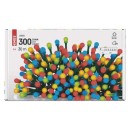 Emos D5AM04 vánoční řetěz Cherry 30m 300 LED | 6W | IP44 - multicolor časovač, zelená