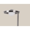 Trio 424210307 LED stojací svítidlo Barrie 1x32W + 1x6W | 4600lm | 2700-4000K | IP20 - zabudovaný stmívač, paměťová funkce, nastavení teploty osvětlení, otočná ramena, oddělené vypínače, nikl