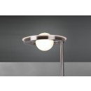 Trio 424210307 LED stojací svítidlo Barrie 1x32W + 1x6W | 4600lm | 2700-4000K | IP20 - zabudovaný stmívač, paměťová funkce, nastavení teploty osvětlení, otočná ramena, oddělené vypínače, nikl