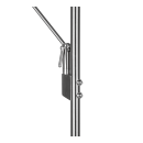 Trio 425610207 LED stojací svítidlo Brantford 1x30W+6,5W | 3500lm+650lm | 2700K+3000K+4000K - stmívatelné, oddělené vypínače, paměťová funkce, nikl