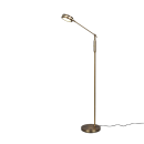 Trio 426510104 LED stojací svítidlo Franklin 1x6,5W | 650lm | 2700+3200+4000K - paměťová funkce, nastavitelná teplota osvětlení, stmívatelné, mosaz