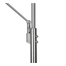 Trio 426510207 LED stojací svítidlo Franklin 1x35W+6,5W | 4100lm+650lm | 2700+3200+4000K - paměťová funkce, oddělené vypínače, nastavitelná teplota osvětlení, stmívatelné, matný nikl