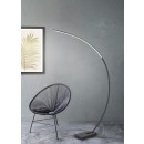 Trio 426511832 LED stojací svítidlo Bangkok 1x18W | 1400lm | 3000K | IP20 - stmívatelné, nožní vypínač, černá