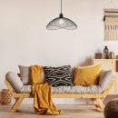 Rabalux 4347 závěsné svítidlo Iduna 1x60W | E27 - černá