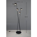 Trio 469000480 stojací lampa CODA | 10W GX53 | s vypínačem