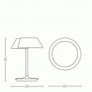 Philips 49023/31/P1 LED stolní lampička Nonagon 1x7W | 660lm | 2700K - bílá