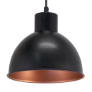 Eglo 49238 závěsné svítidlo Truro 1 1x60W | E27 - černá, měď