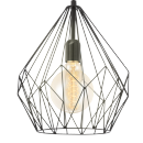 Eglo 49257 závěsné svítidlo Carlton 1x60W | E27 - černá