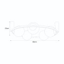 Zuma Line 5009 přisazené stropní svítidlo ORBIT | 40W E27