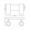 Philips Hue 50462/31/P7 LED stropní bodové svítidlo Buratto 2x5,5W | 500lm | 2200-6500K - White Ambiance, stmívatelné, bílá