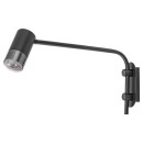 Rabalux 5072 nástěnné svítidlo Zircon 1x5W | GU10 - černá, stříbrná