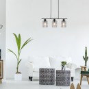 Rabalux 5078 závěsné stropní svítidlo Miroslaw 3x40 | E27 - černá