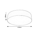 Rabalux 5081 stropní svítidlo Renata 3x10W | E27 - černá