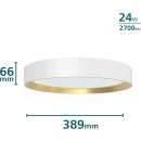 Philips 8720169301375 LED přisazené stropní svítidlo Hanno | 24W integrovaný LED zdroj | 2700lm | 2700K