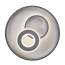 Rabalux 5230 LED stropní svítidlo Celinda 1x40W | 2000lm | 4000K - chrom, bílá