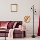 Rabalux 5246 stojací svítidlo Fabian 2x40W | E27 - černá, dřevo