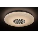 Rabalux 5364 LED stropnice Ophelia 1x24W | 2000lm | 3000-6500K | RGB - stmívatelné, dálkové ovládání, časovač, noční osvětlení, Wi-Fi, hvězdný efekt, chrom, bílá